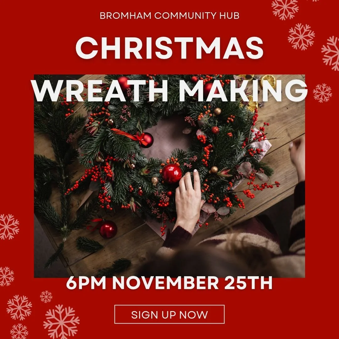 Bromham COmmunity Hub - Christmas Wreath Making