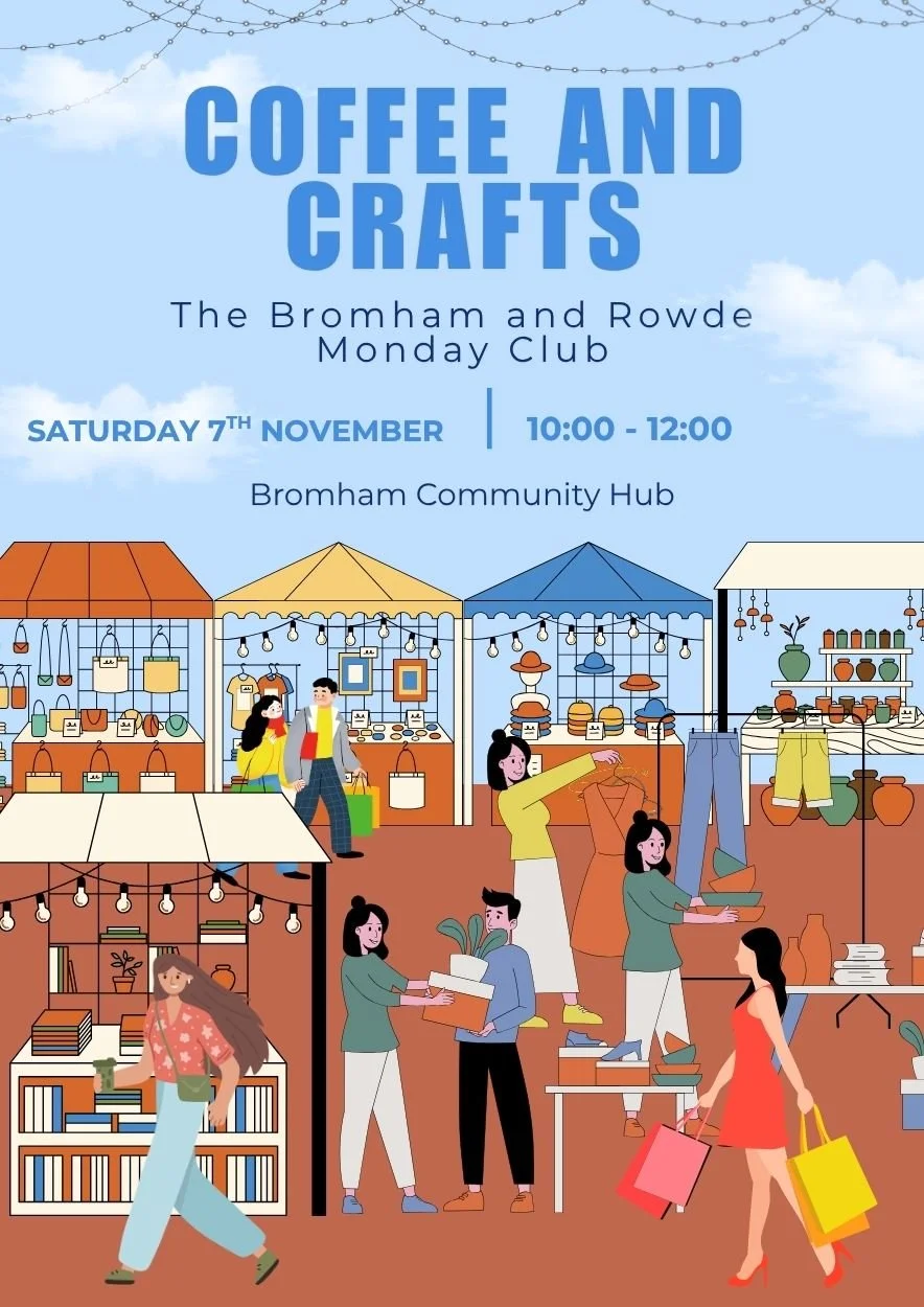Bromham and Rowde Monday Club: Coffee and Crafts Morning