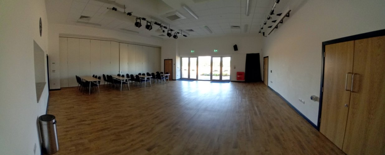 Bromham Community Hub - North Hall Panorama