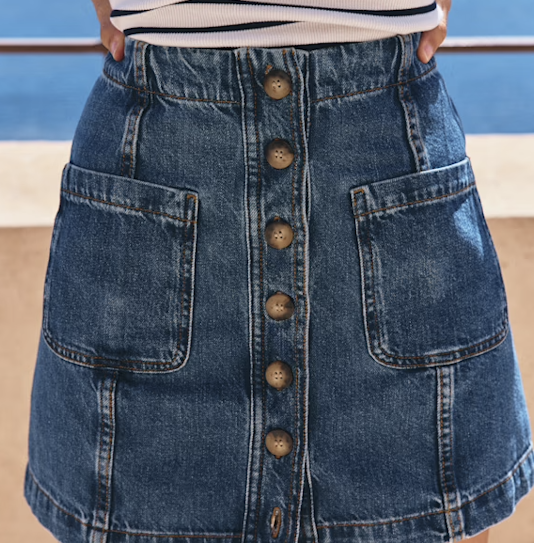 Skirt, £100, Sezane
