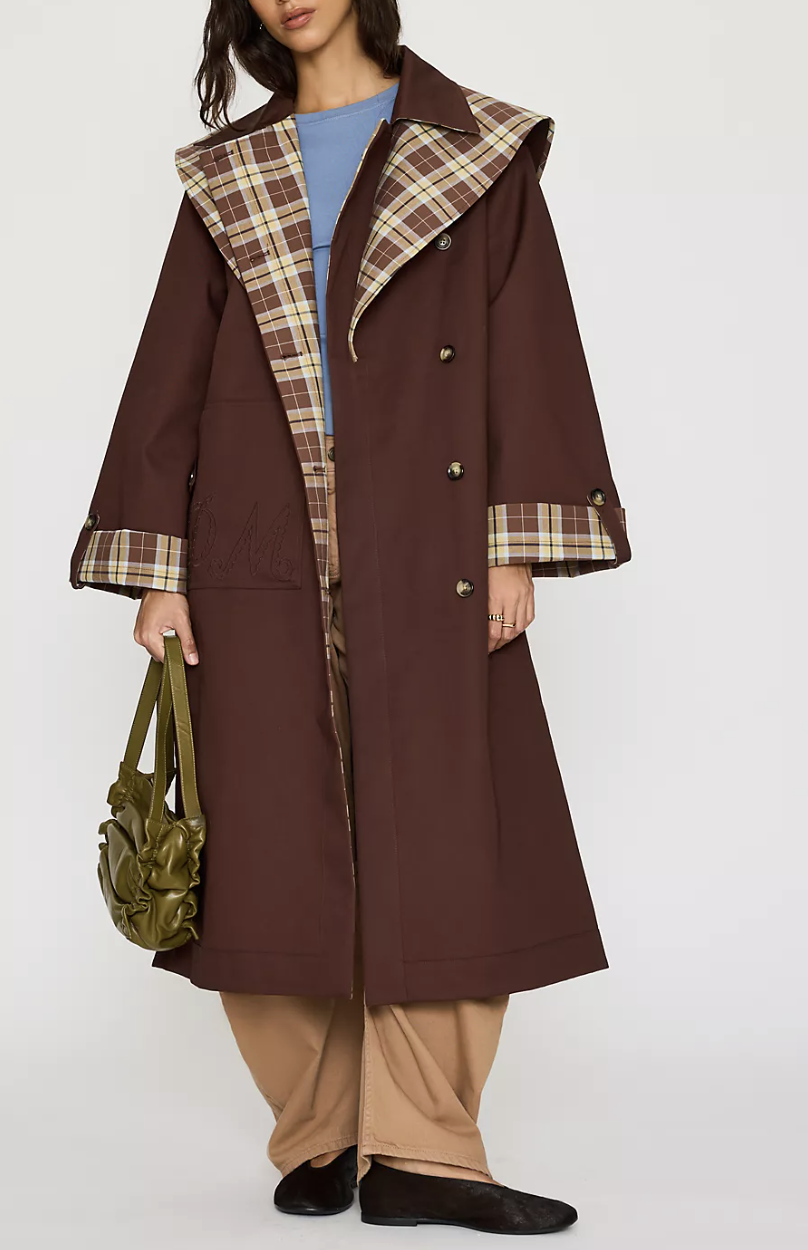 Coat, £165, Damson Madder
