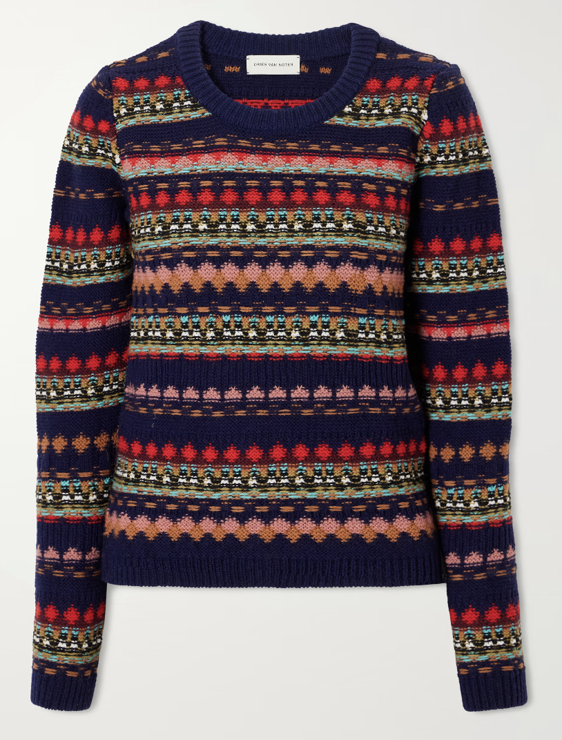 Jumper, £450, Dries Van Noten