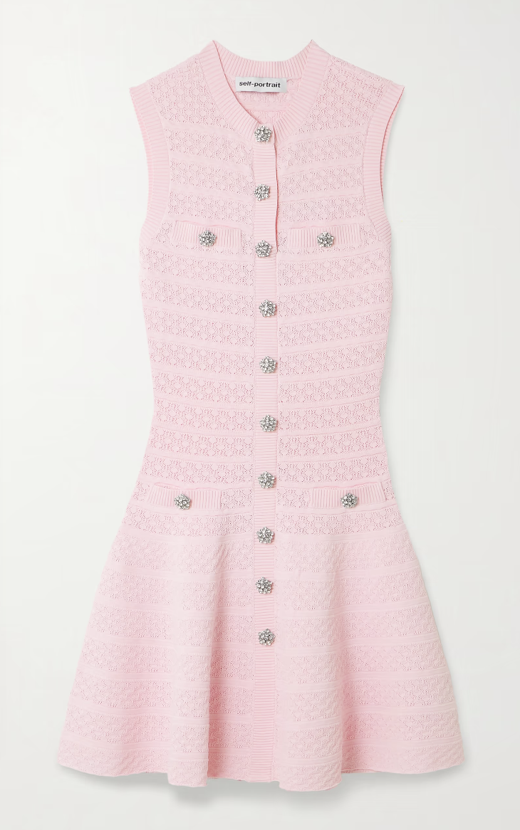 Dress, £360, Self-Portrait