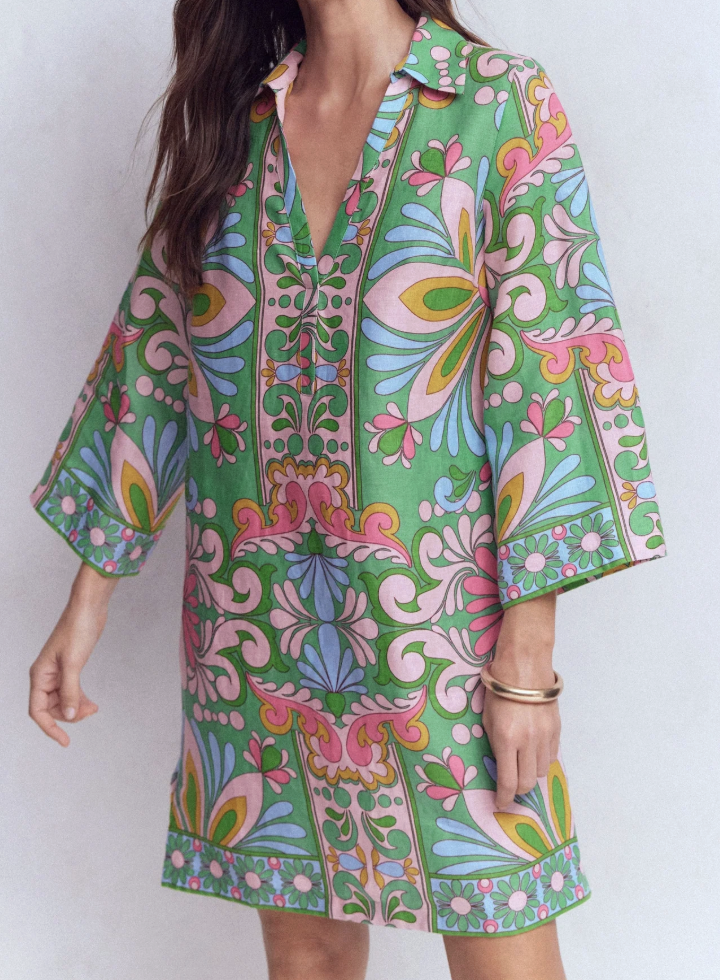 Dress, £129, Boden