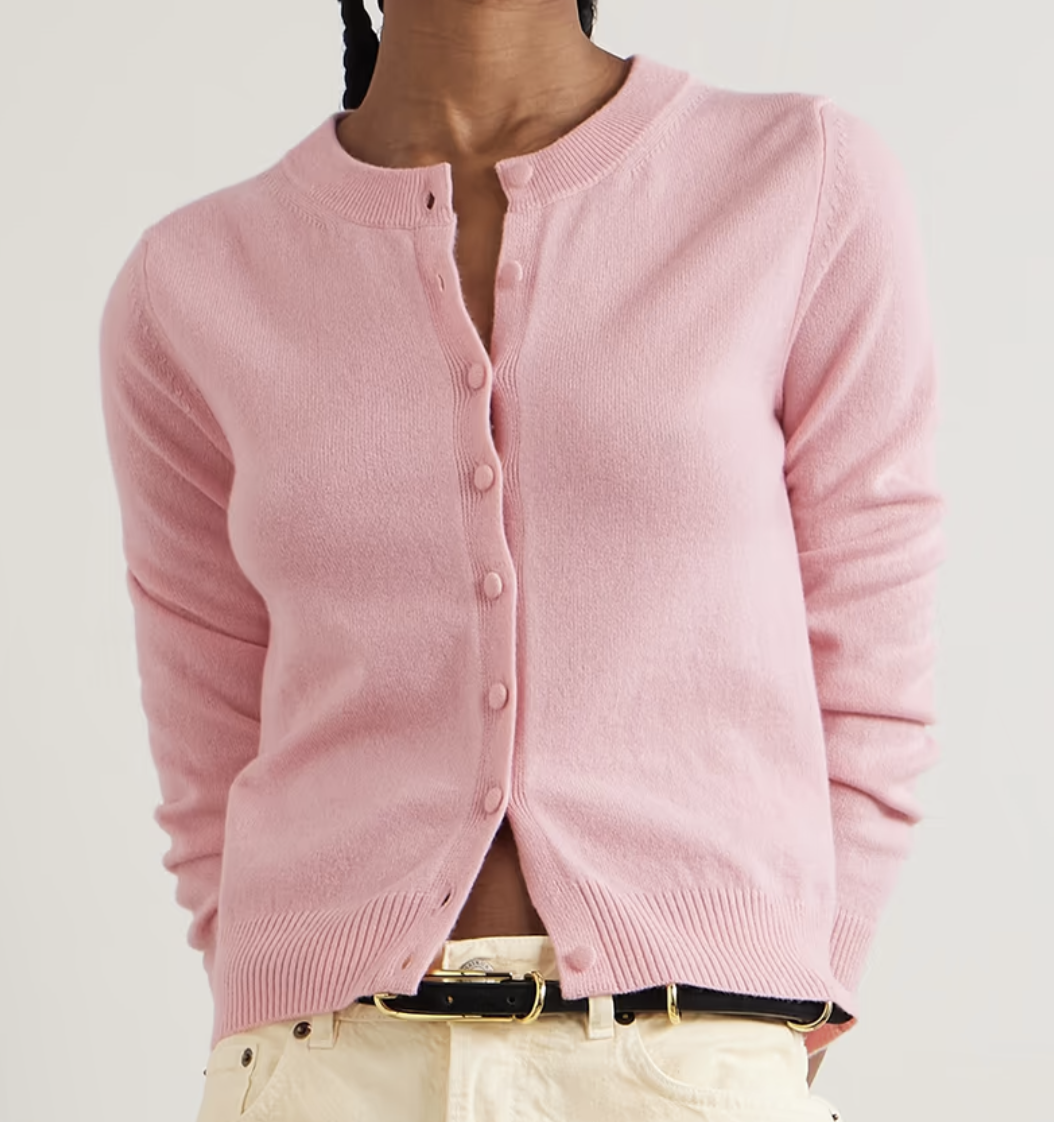Cardigan, £370, Veronica Beard
