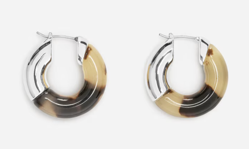 Earrings, £25, Arket