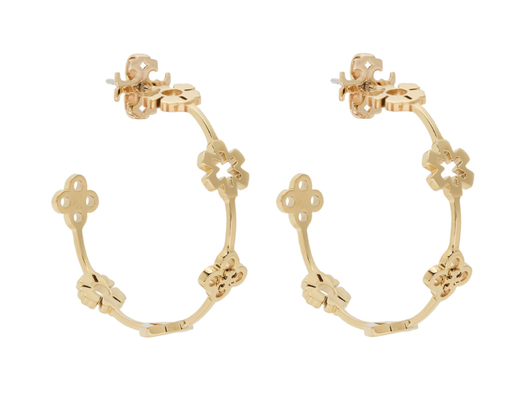 Earrings, £195, Tory Burch