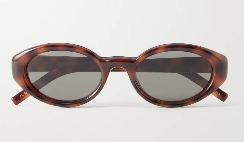 Sunglasses, £235, Saint Laurent Eyewear