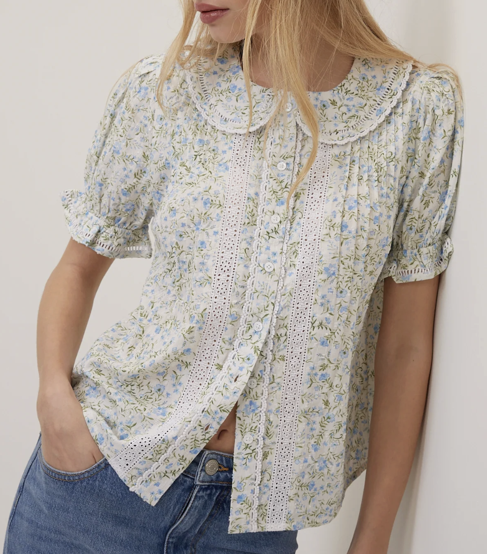 Blouse, £75, Nobody's Child