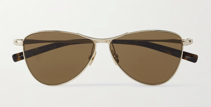 Sunglasses, £350, Saint Laurent Eyewear