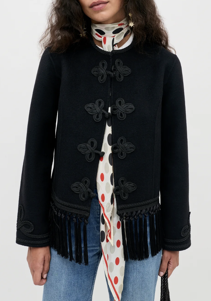 Jacket, £345, Rixo
