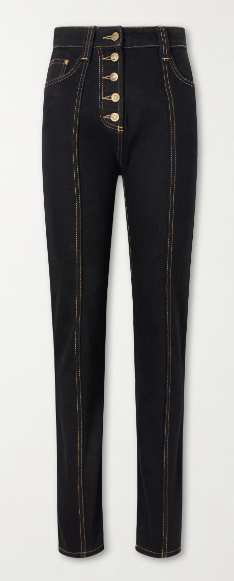 Jeans, £790, Versace