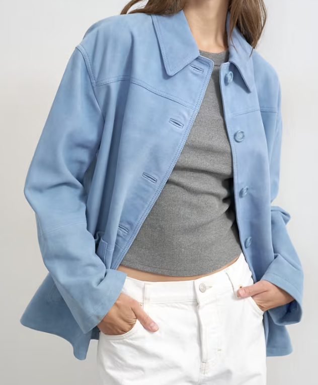 Jacket, £200, Topshop