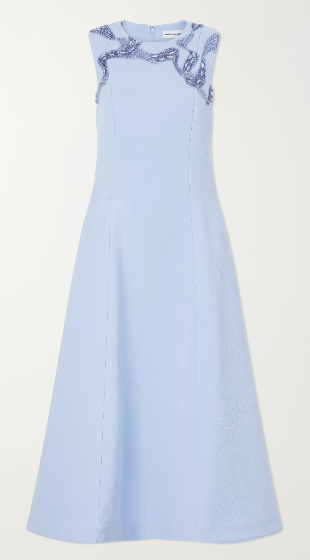 Dress, £815, Rebecca Vallance