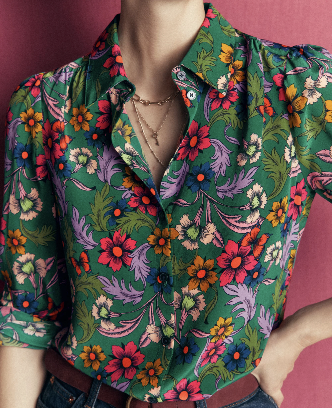 Blouse, £139, Boden