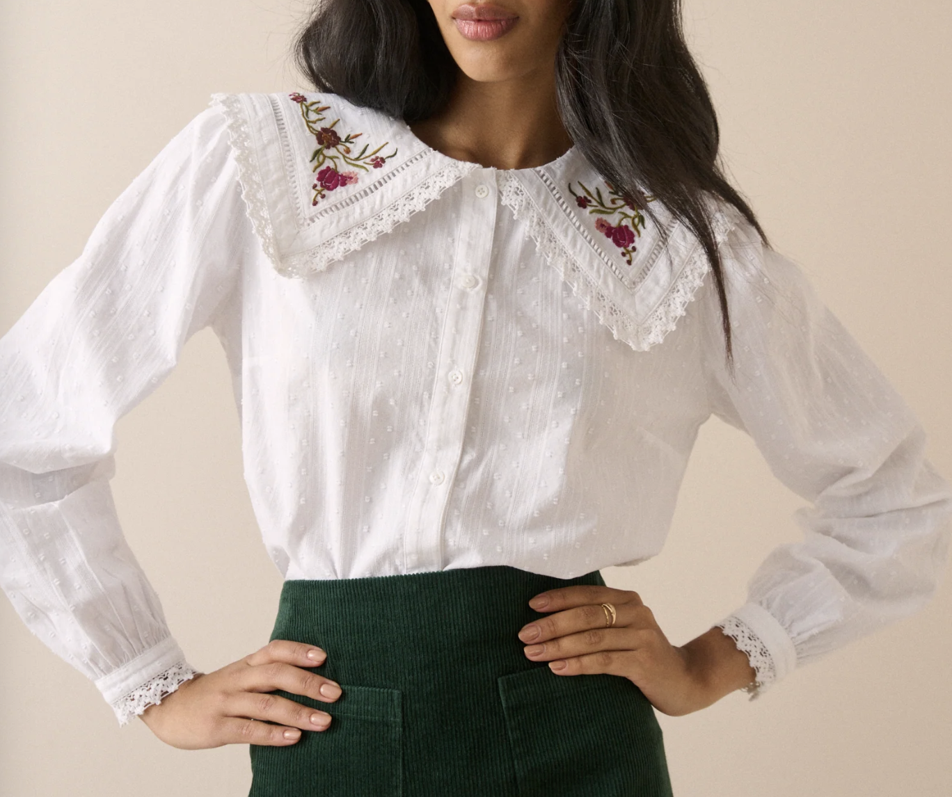 Blouse, £69, Nobody's Child