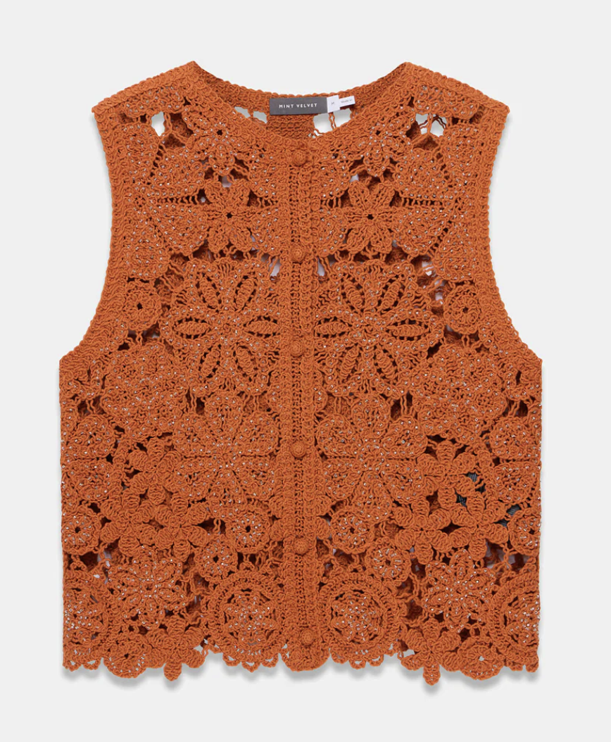 Top, £89, Mint Velvet