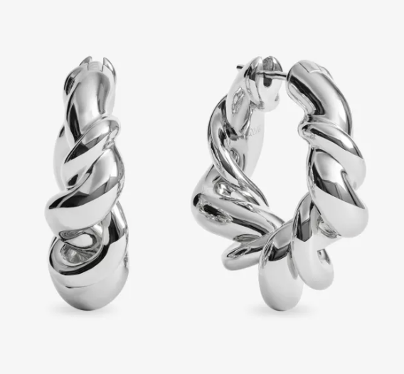 Earrings, £280, Monica Vinader