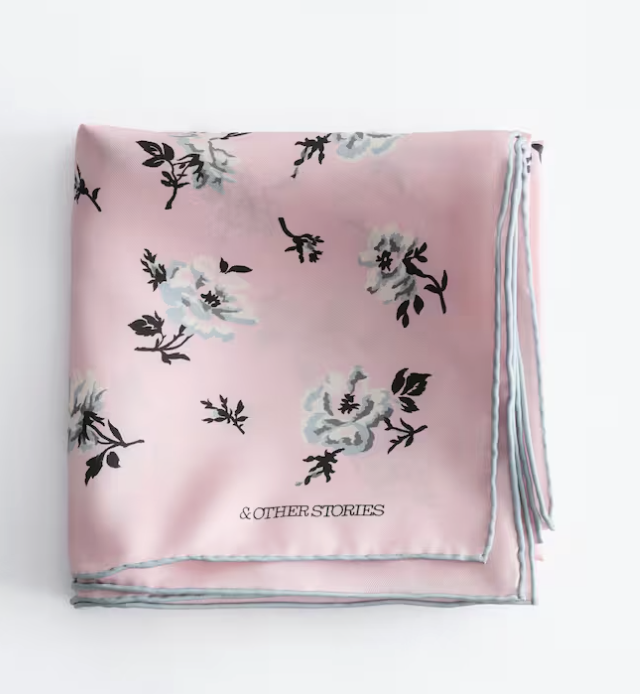Silk scarf, £57, & Other Stories