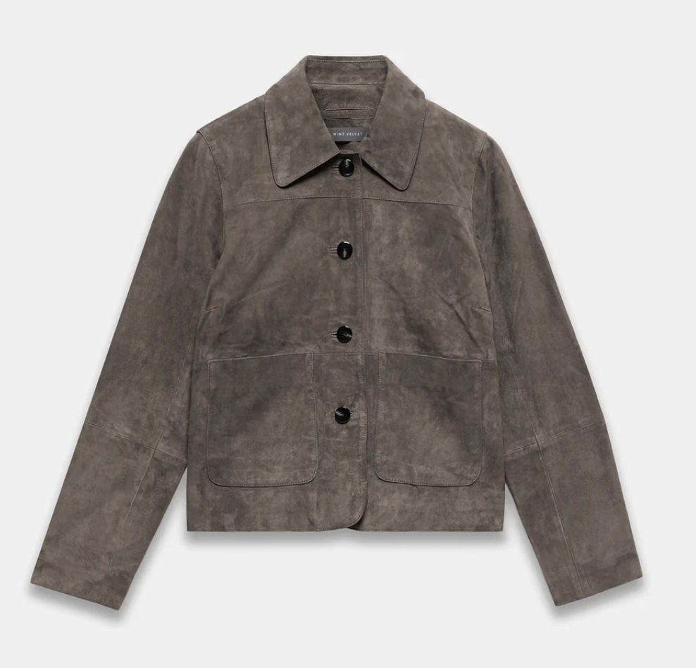 Jacket, £299, Mint Velvet