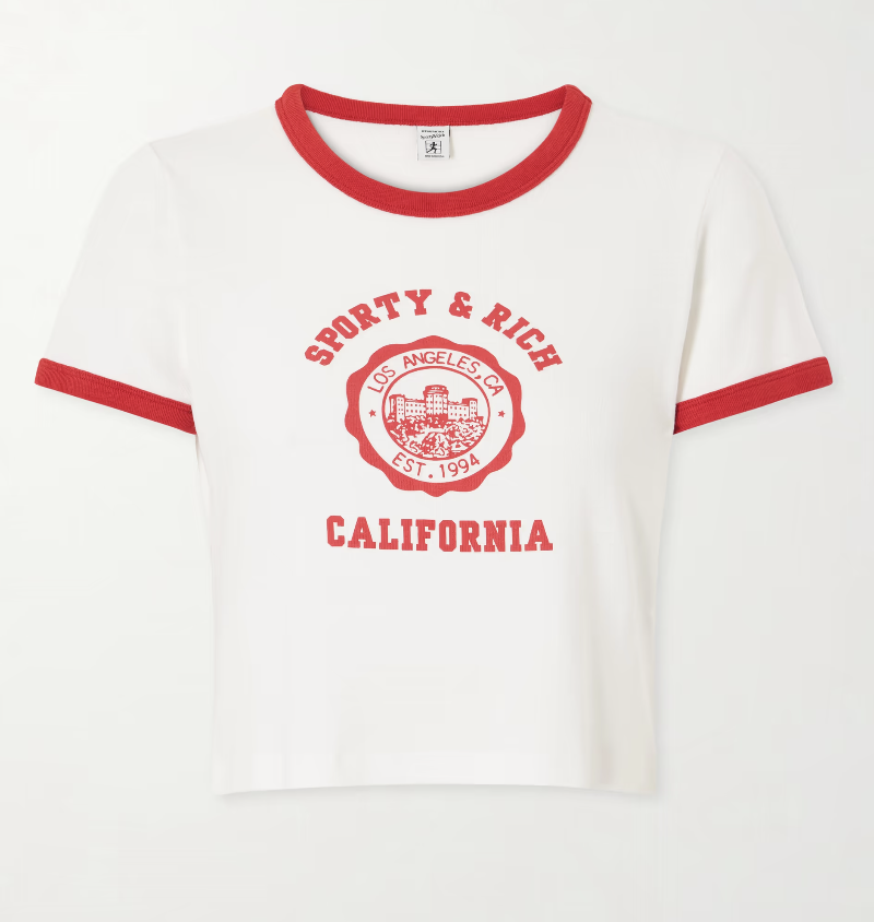 T-shirt, £100, Sporty & Rich