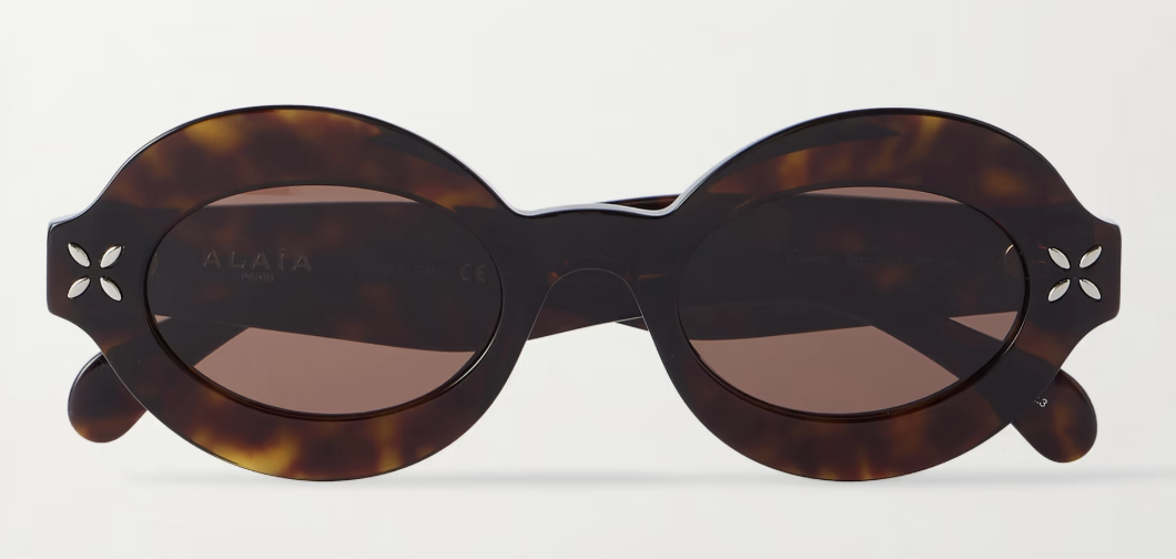 Sunglasses, £290, Alaia Eyewear