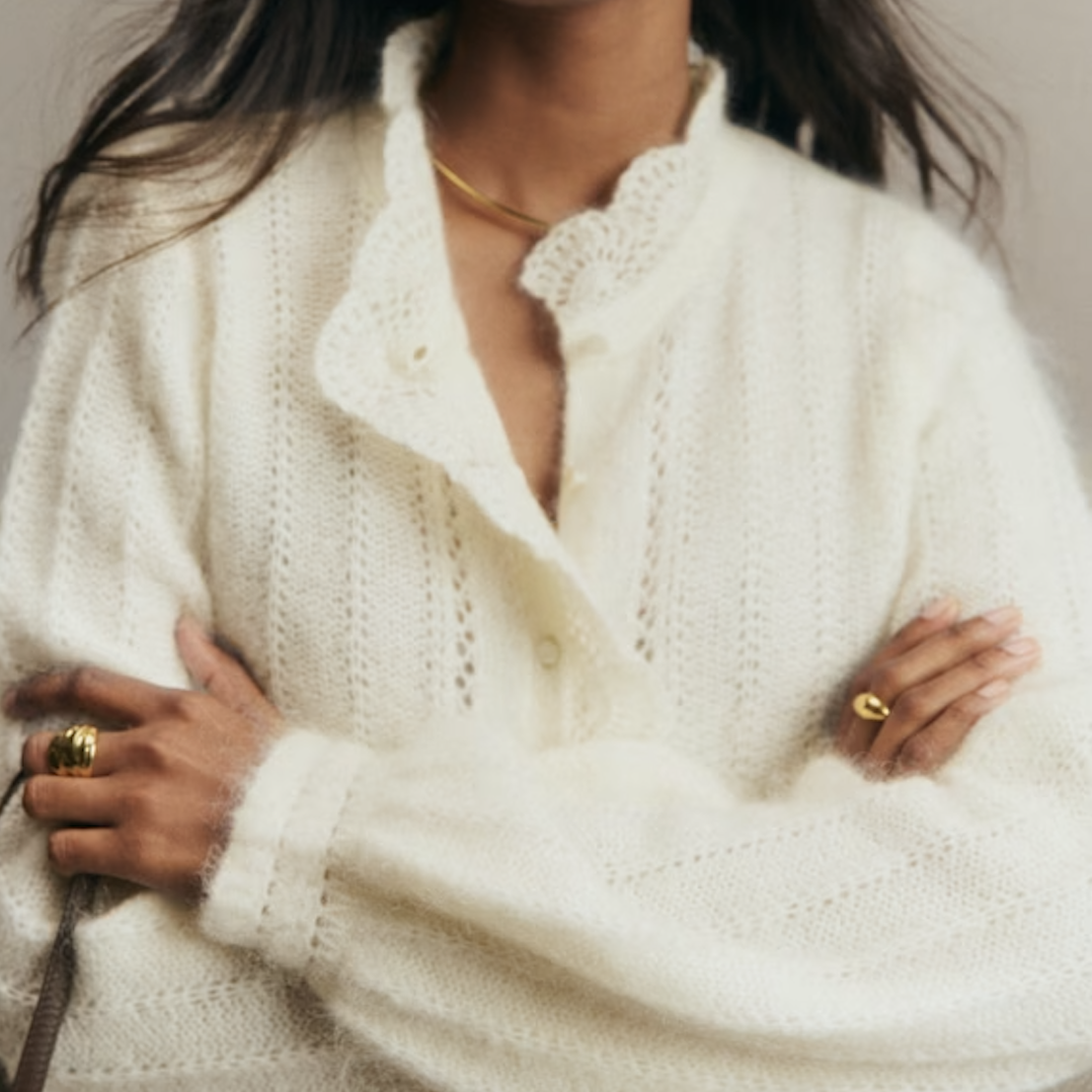 Cardigan, £125, Sezane