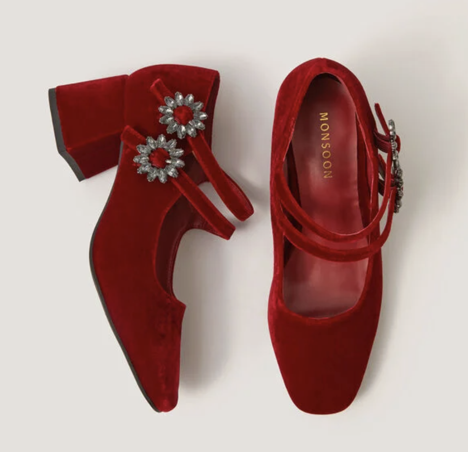 Shoes, £65, Monsoon