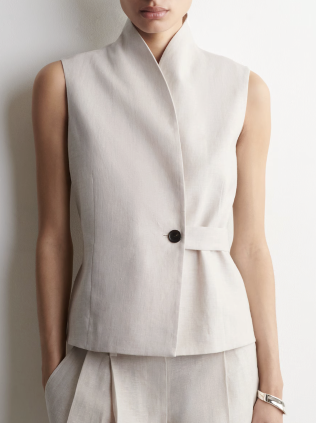 Waistcoat, £95, COS