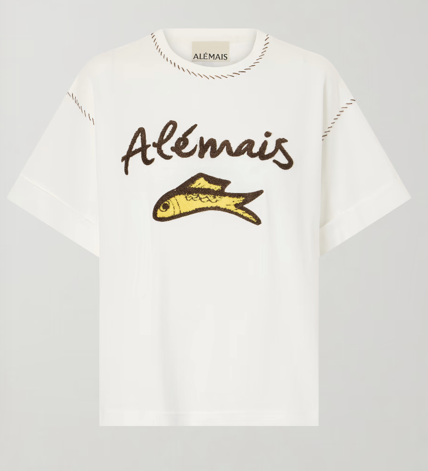 T-shirt, £220, Alemais
