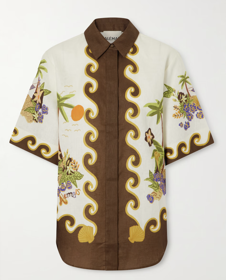 Shirt, £290, Alemais