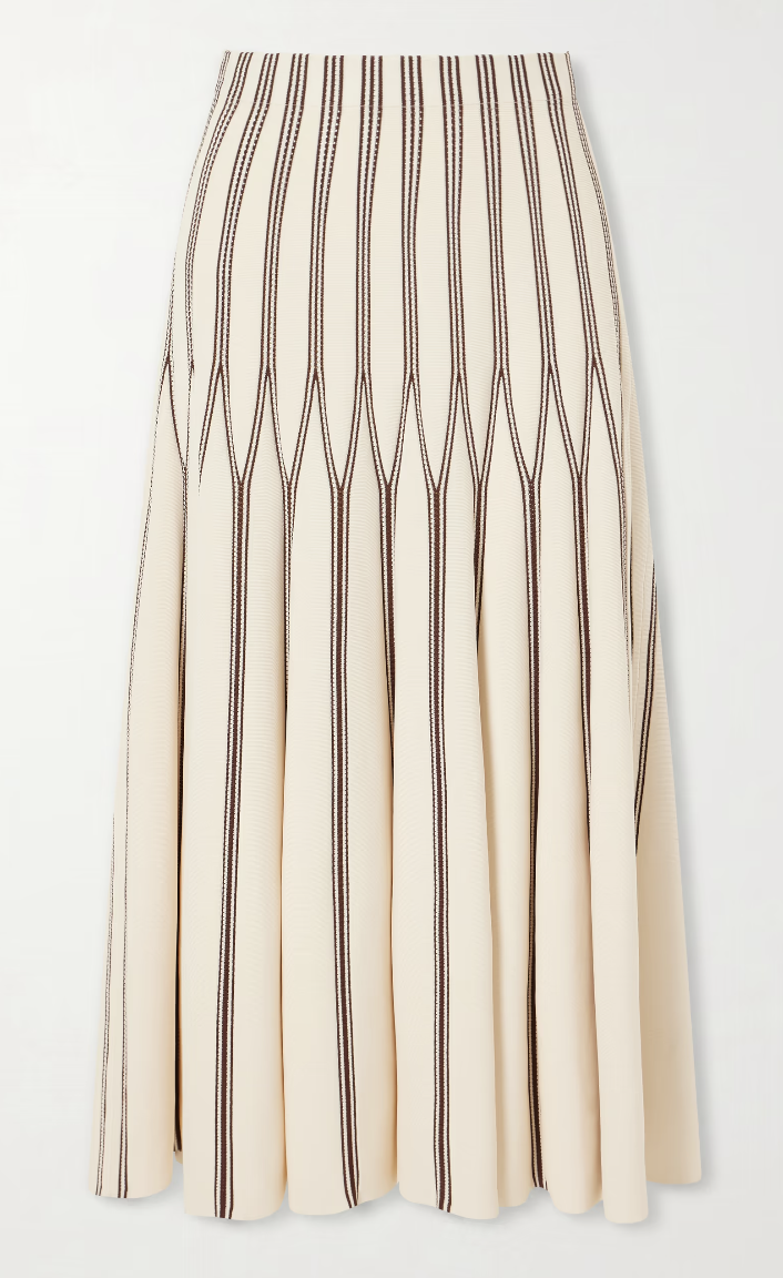Skirt, £475, Zimmermann