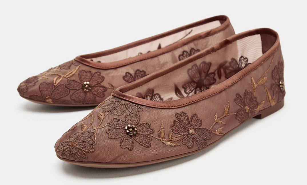 Flats, £39.99, Zara