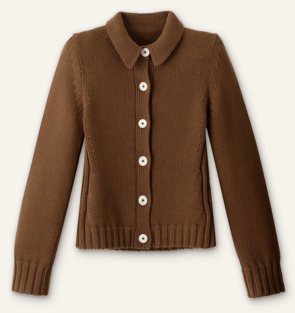 Cardigan, £175, ME+EM