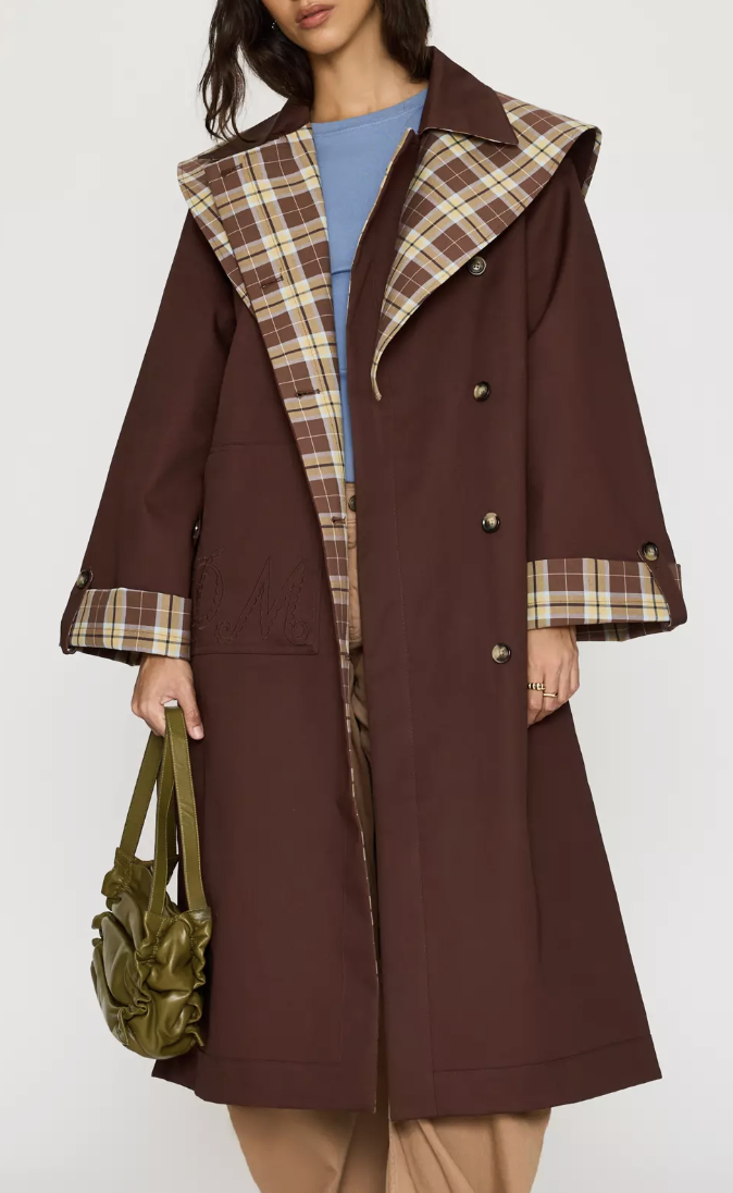 Coat, £165, Damson Madder