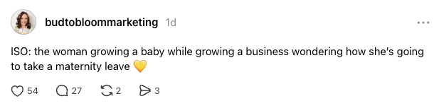 Bud to Bloom Marketing Threads marketing post