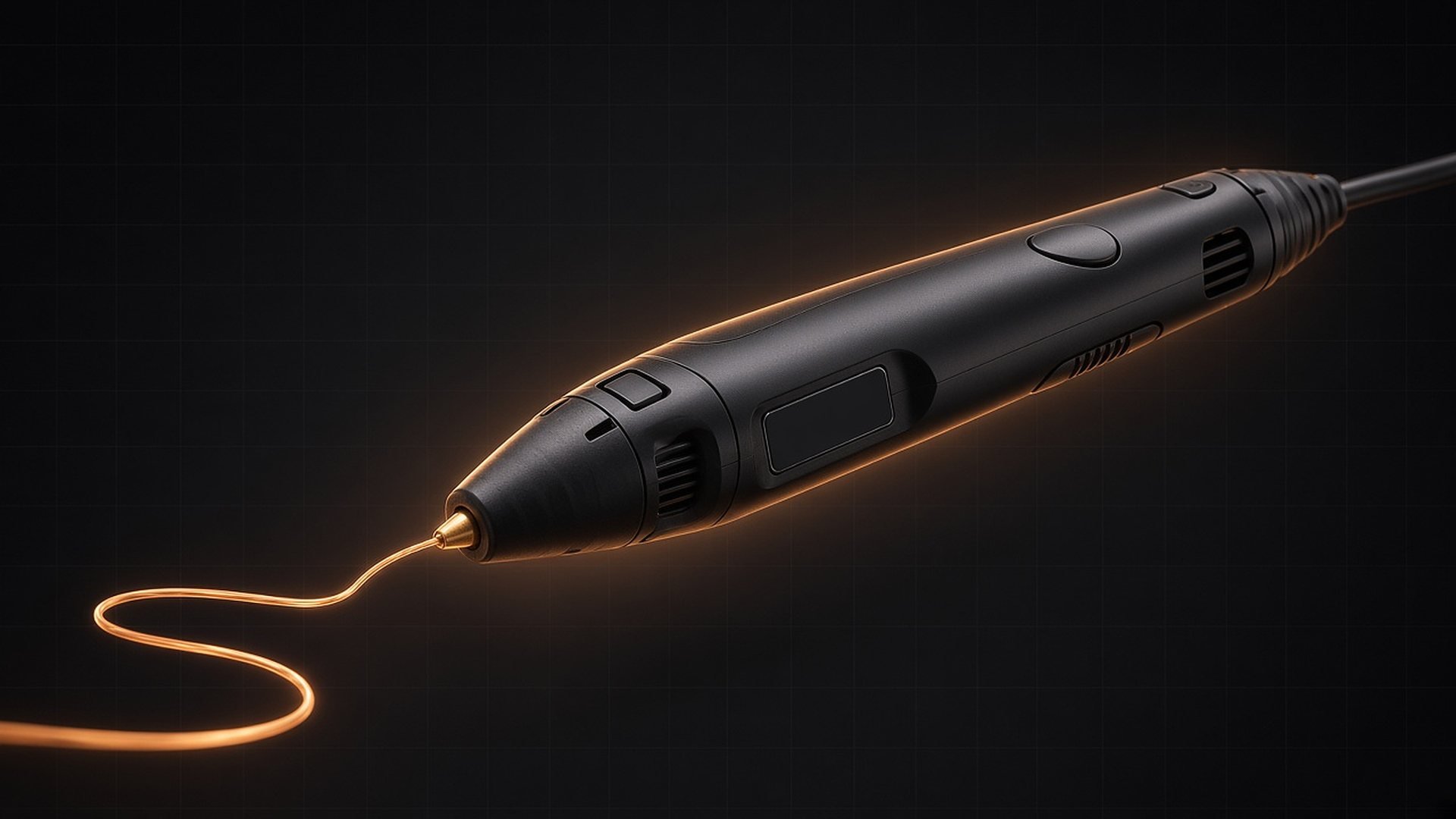 Rendering of the Timeplast pen on a dark background