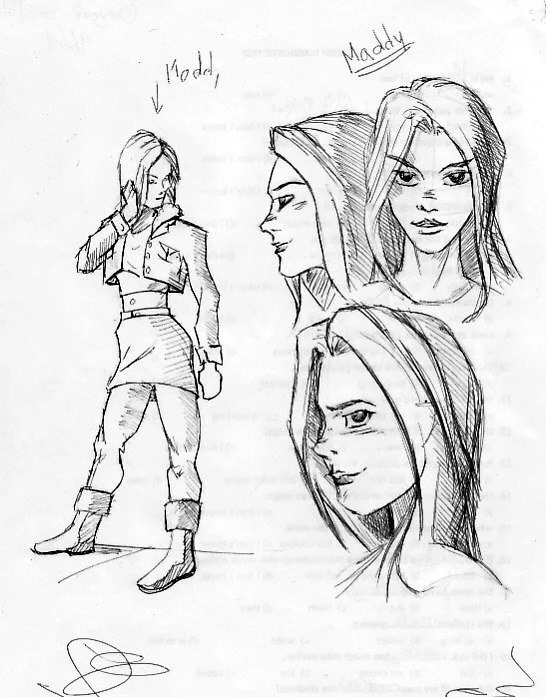 Sketch (2018 file): Maddy character sheet