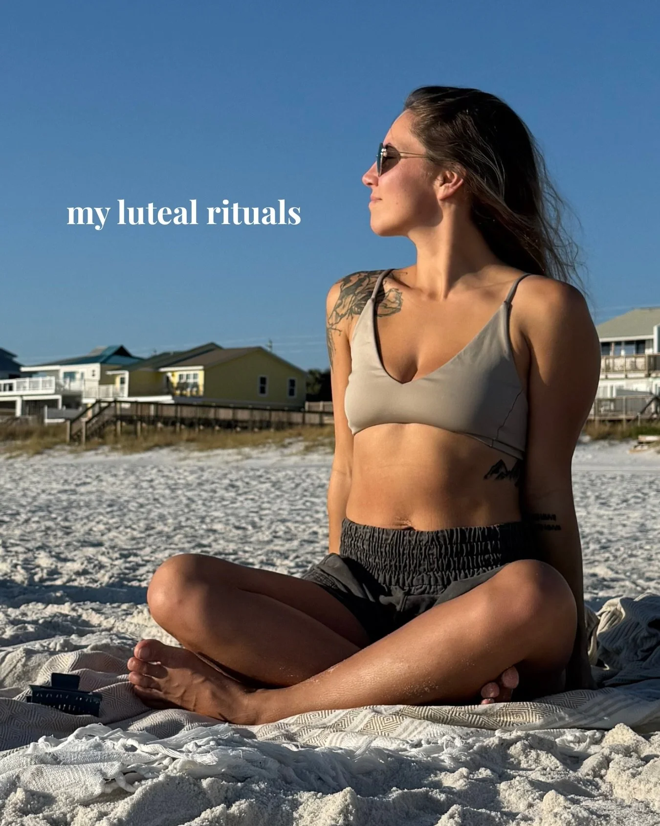 Luteal has kind of become my favorite time?! ✨

Giving myself permission to schedule downtime,work less, and rest more has actually made luteal feel like a mini recurring vacation each cycle.

AND ever since I started doing this, my periods have been