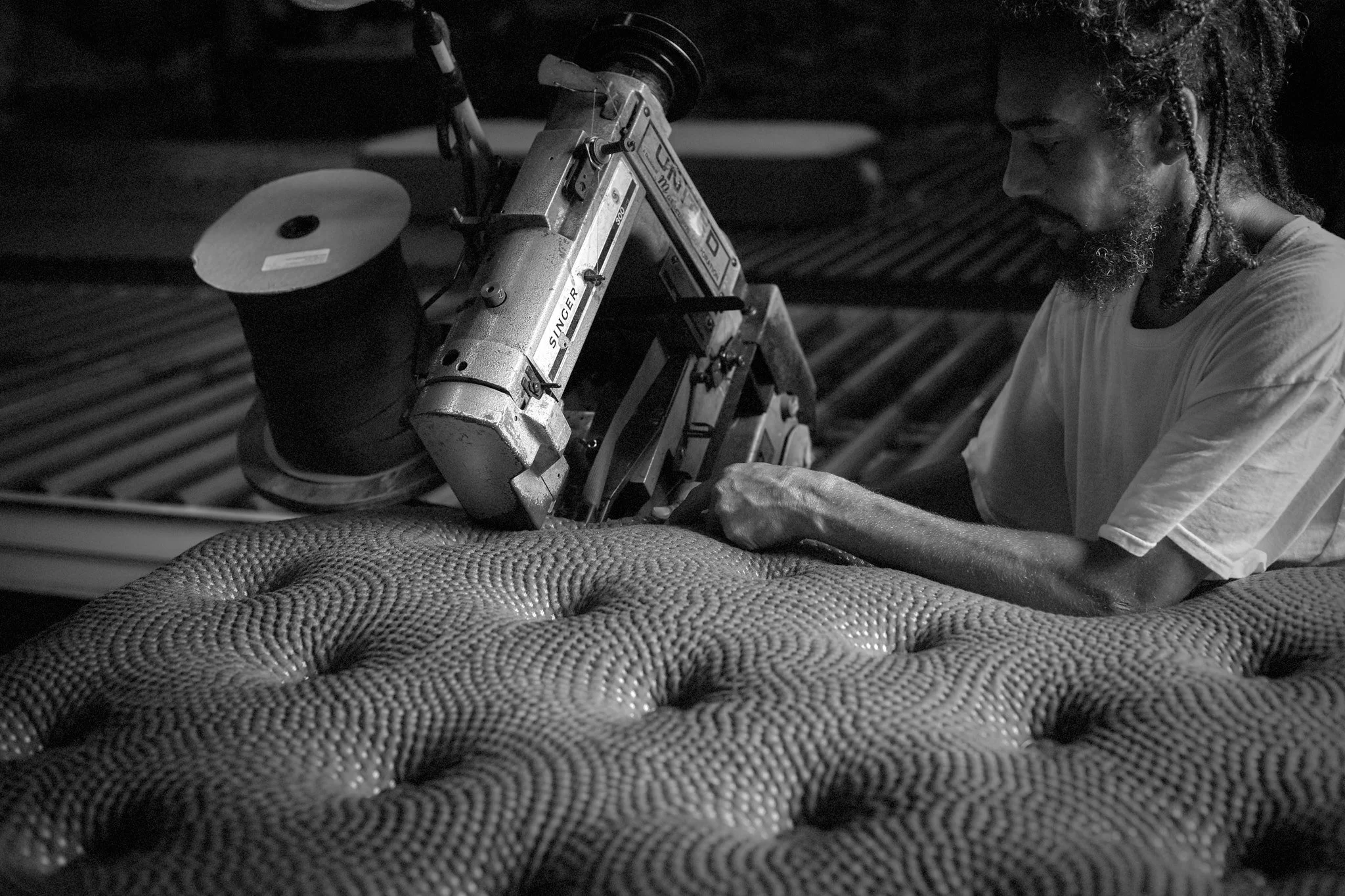 commercial-manufacturing-textile-mattress-tufting-machinery-by-kip-dawkins