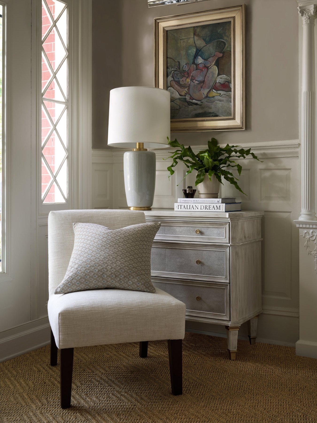 luxury-residential-interior-design-photography-slipper-chair-dresser-styling-by-kip-dawkins