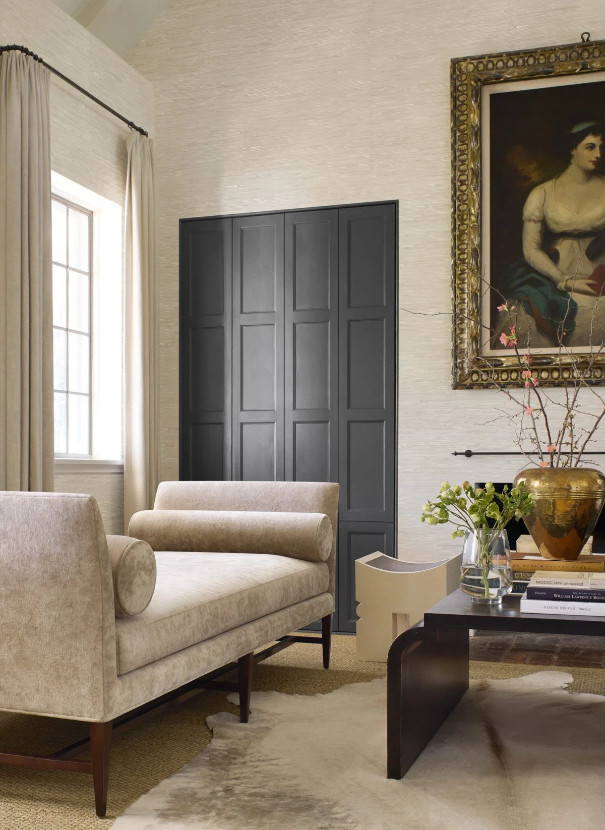 editorial-residential-interior-photography-traditional-parlor-ebonized-doors-by-kip-dawkins
