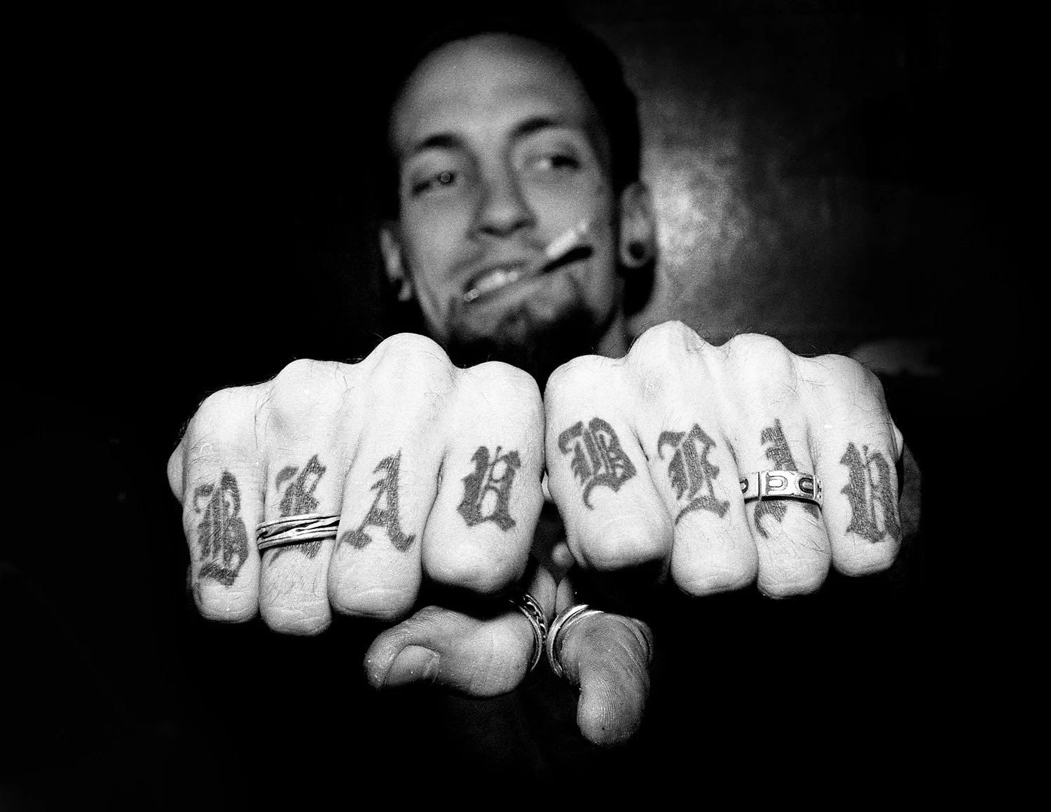 beau-beau-avail-richmond-va-hardcore-punk-knuckle-tattoo-portrait-by-kip-dawkins