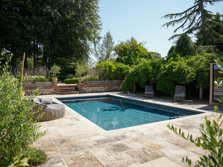 Bespoke outdoor swimming pool