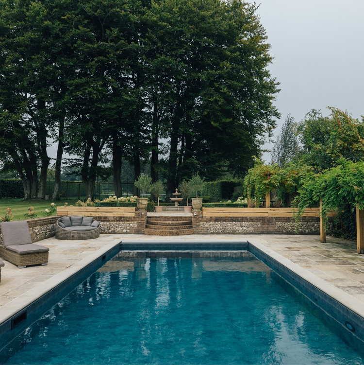 Bespoke concrete swimming pool