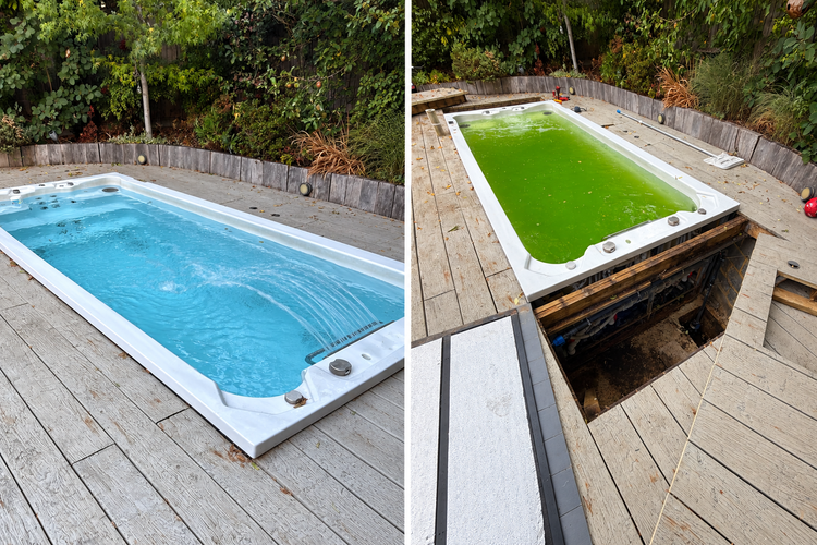 Swimming pool equipment and plant