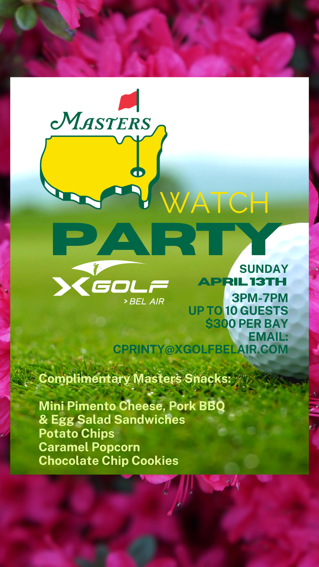 Masters Watch Party