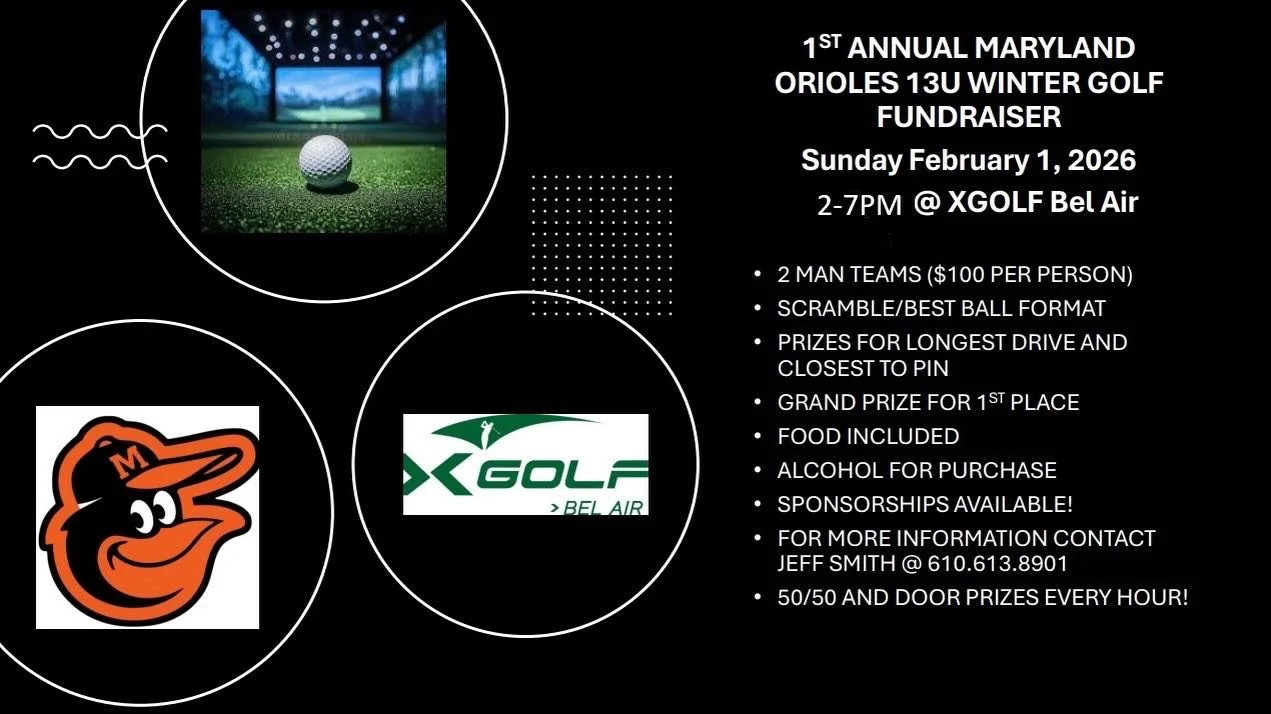 Orioles 13U Winter Golf Fundraiser