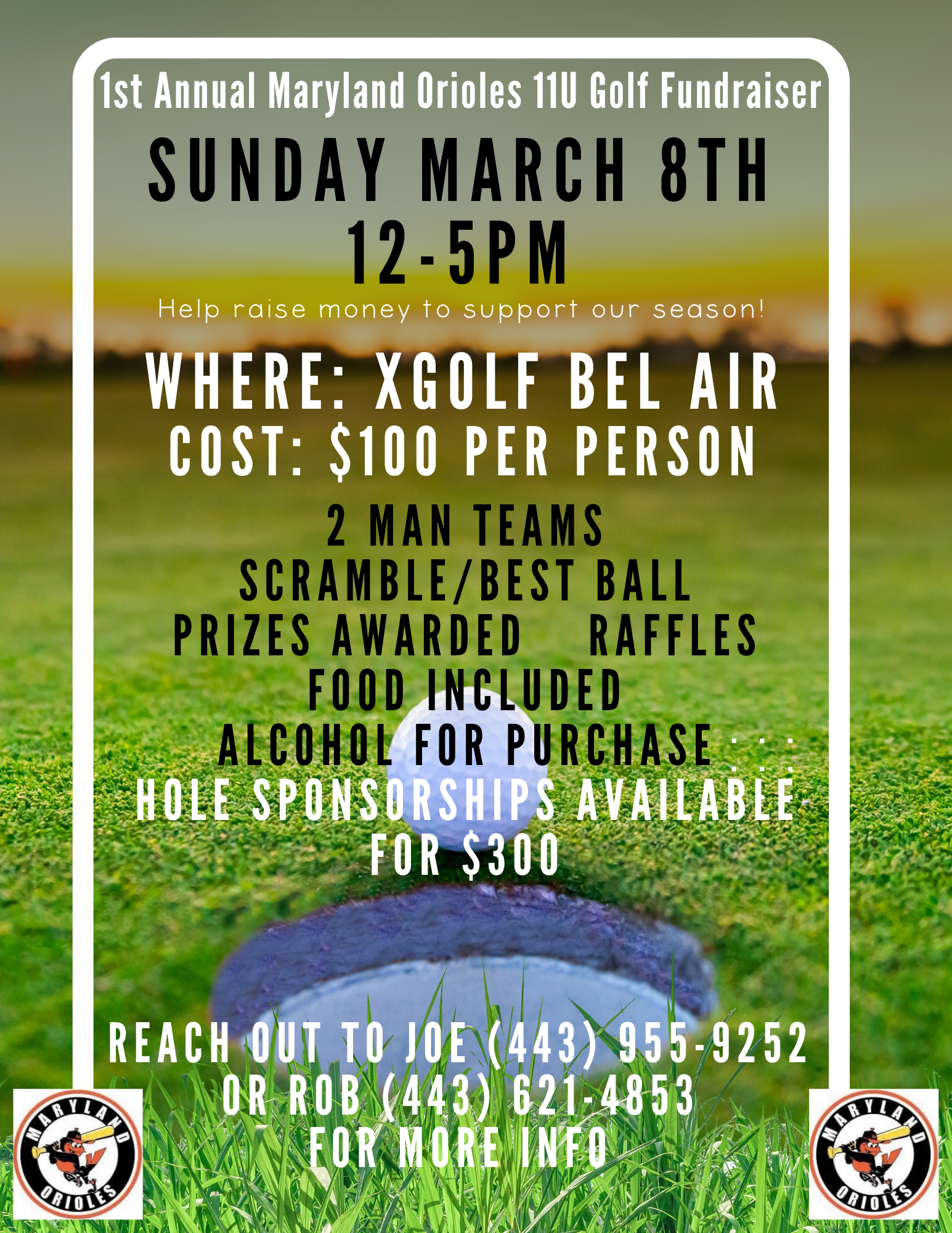 MD Orioles 11U Fundrasier