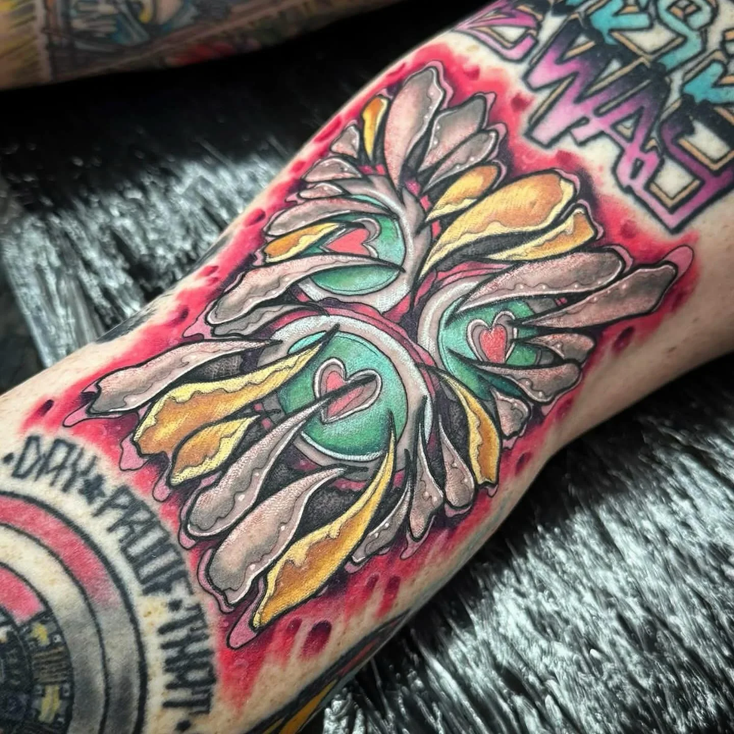 Knee ditch by @shaunboytattoo